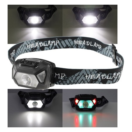 Chilitec LED-Kopf/Stirnlampe "CTX-Head 6", 5W, Batterie