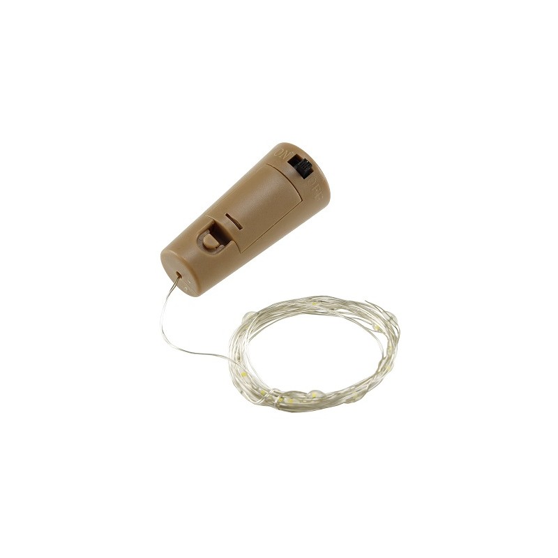 Chilitec LED Flaschen-Lichterkette "CB", 2m, 20 LED's, 2er SET