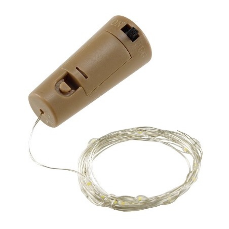 Chilitec LED Flaschen-Lichterkette "CB", 2m, 20 LED's, 2er SET