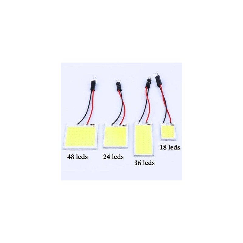 HM LED COB Lichtplatte "UNI-4", 12V DC, 3W, 48 COB LED