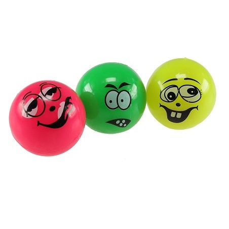 Chilitec LED Flummi "Smiley", 55mm mit LEDs