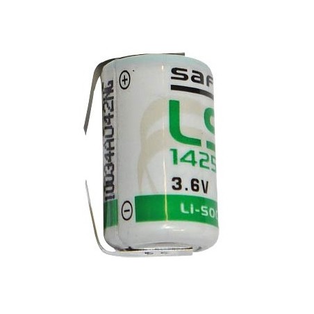 Saft 14250 Lithium-Thionyl-Clorid Batterie (1/2 AA), 3.6V