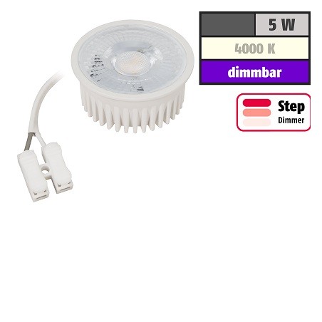 McShine LED-Modul "MCOB-5s", 5W, 50x25mm, step dimmbar