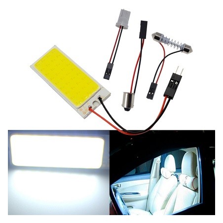 HM LED COB Lichtplatte "UNI-6", 12V DC, 2.5W, 36 COB LED