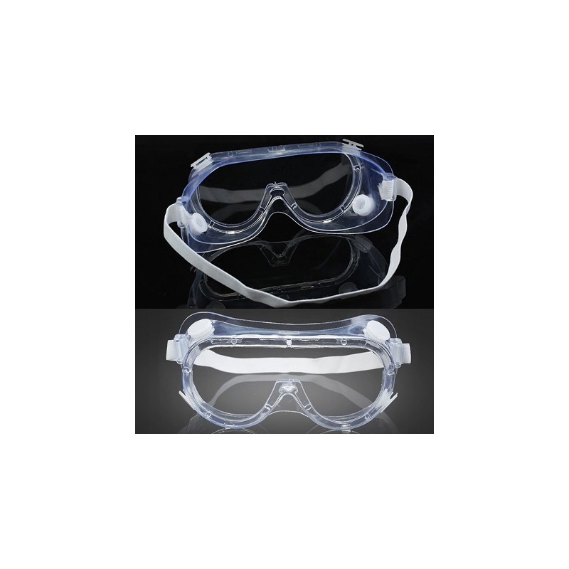 HM Sicherheit Labor Schutzbrille mit Ventil und Gummiband | 4734