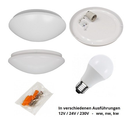 HM 230V Deckenleuchte "Star-LED230", E27-Fassung, 25cm