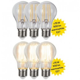 Schönberger E27 LED-Lampe,...