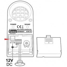 Kemo Multifrequenz Tiervertreiber "M175", bis 135dB 2