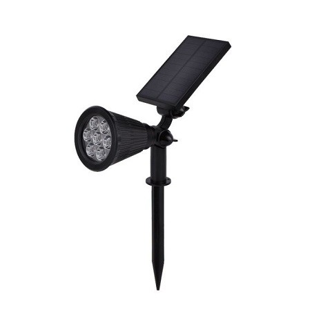 OPTONICA LED Solar-Gartenspot "9321-6V", 7 LED, mit Erdspiess