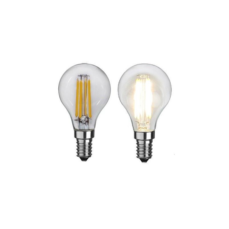 Star Trading LED Lampe, Birne Fila P45, E14, 12V/24V DC, 2.2W