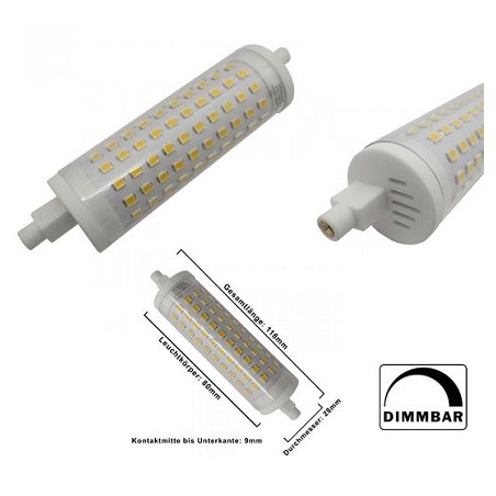 HM LED-Leuchtstab, R7s, 15W, 118mm, dimmbar | 4838