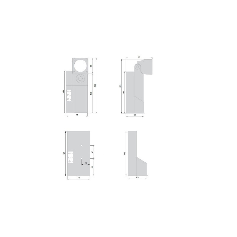 Almat LED-Notleuchte "SNAKELIGHT", 3W, Akkubetrieb