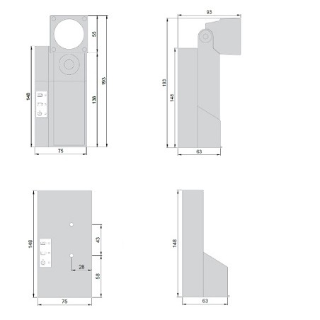 Almat LED-Notleuchte "SNAKELIGHT", 3W, Akkubetrieb