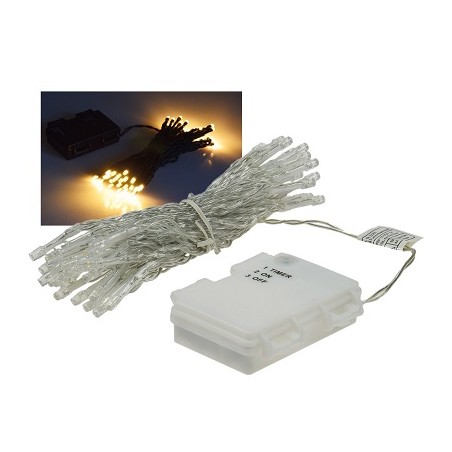 HM LED Batterie-Lichterkette "CT-TK50", 5m, 50 LED's