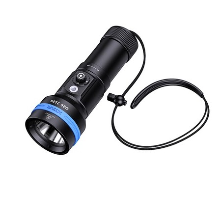 XTAR LED-Taucherlampe "D26-2500", Cree-XHP50.2 LED, 4 Modus