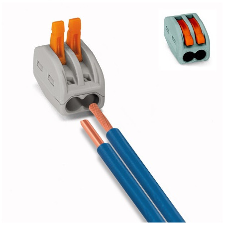 Wago Verbindungsklemmen "Compact2", mit Hebel, 0.08-4mm²