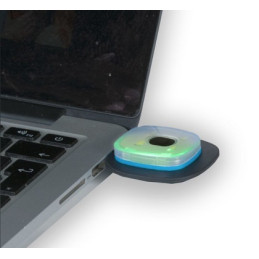 Schönberger LED Stirnband anthrazit, mit 6 weissen LEDs 2