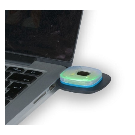 Schönberger LED Stirnband anthrazit, mit 6 weissen LEDs