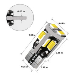 HM LED-Stecksockellampe W5W (T10), 2.5W, 10-18V 2