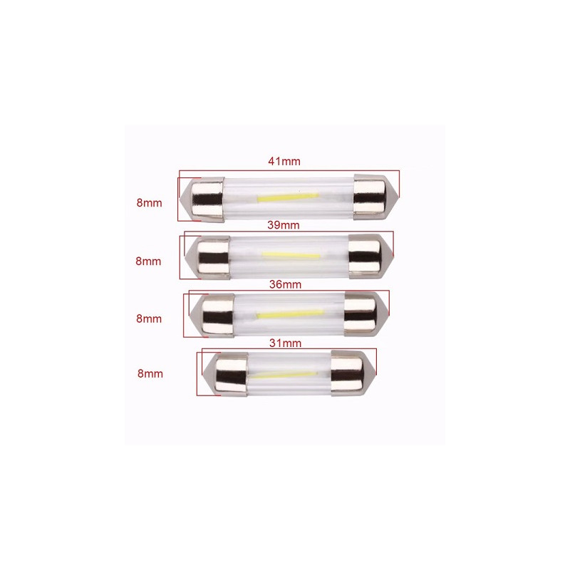 HM LED-Soffitte SV8.5, C5W, COB SMD, 3W, 31/36/41mm