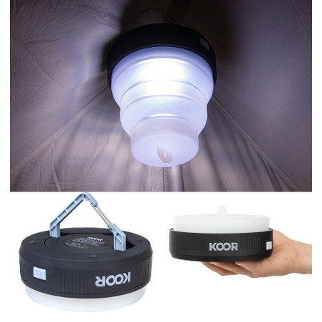 FURBER LED-Campinglampe "CAMPILLU", 4 Leuchtstufen