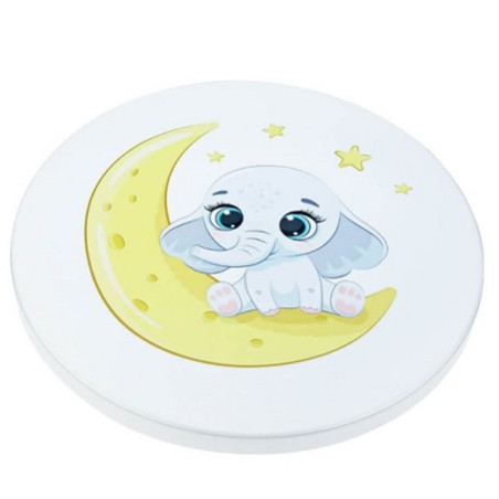 OPTONICA LED Kinderzimmer Deckenleuchte "ELEPHANT", 24W