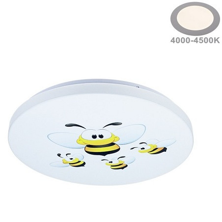 OPTONICA LED Kinderzimmer Deckenleuchte "ELEPHANT", 24W