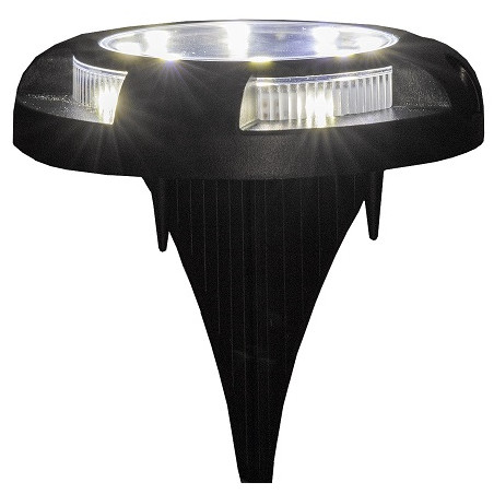 Chilitec LED Solar Bodenleuchte "SGL604", rund, 11 x 2cm