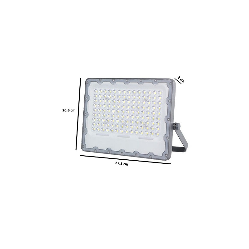 HM LED Solar-Scheinwerfer "AVANT200", 200W, Fernbedienung