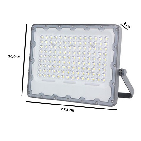HM LED Solar-Scheinwerfer "AVANT200", 200W, Fernbedienung