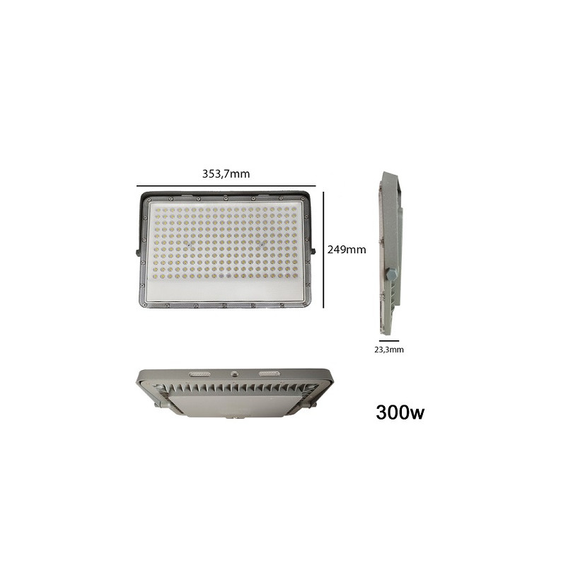 HM LED Solar-Scheinwerfer "AVANT300", 300W, Fernbedienung