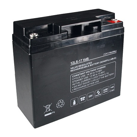 HM Bleiakku "Q-Batteries", 12V, 17Ah