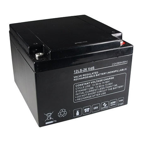 HM Bleiakku "Q-Batteries", 12V, 26Ah