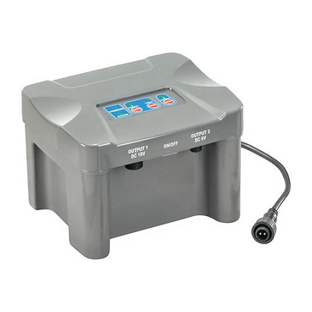 Esotec Akkubox 12V DC, 12Ah, LED-Anzeige, Timerbetrieb