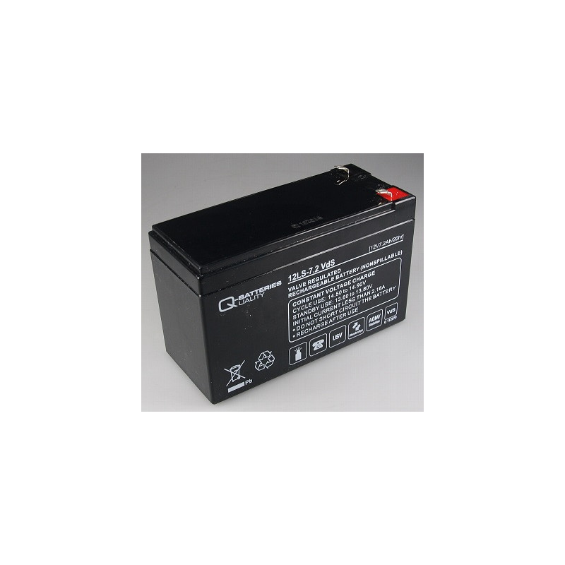 HM Bleiakku "Q-Batteries", 12V, 7.2Ah