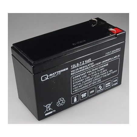 HM Bleiakku "Q-Batteries", 12V, 7.2Ah