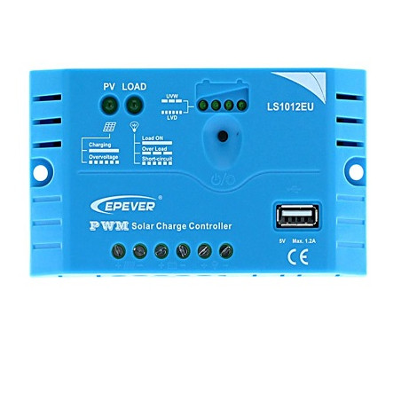 EPEVER PWM Solarladeregler "LS1012EU", 120W, max 10A