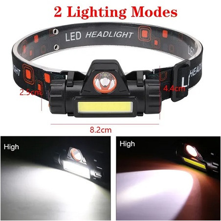 Arcas LED Kopf/Stirnlampe "XPE", verstellbar/neigbar