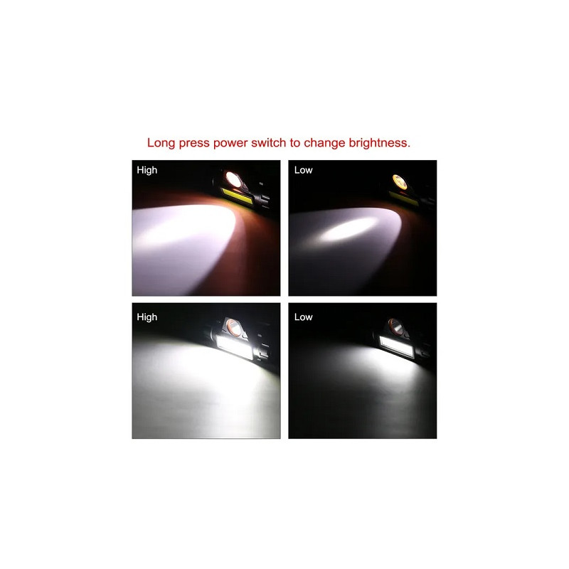 Arcas LED Kopf/Stirnlampe "XPE", verstellbar/neigbar