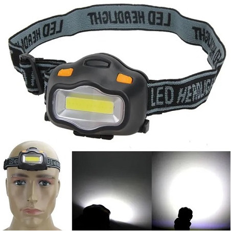 Arcas LED Sensor-Kopf/Stirnlampe "COB12", nicht neigbar