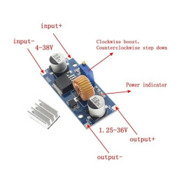 HM DC/DC Down Spannungswandler/regler, max. 75W/4.5A 2