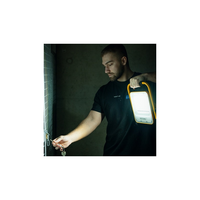 HOFTRONIC LED-Baustrahler "HT-50", 50W, Akku, SMD-LED