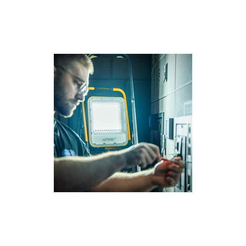 HOFTRONIC LED-Baustrahler "HT-100", 100W, Akku, SMD-LED