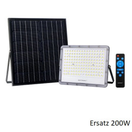 HM LED Solar-Scheinwerfer "HSS200", Ersatz 200W, inkl. FB 2