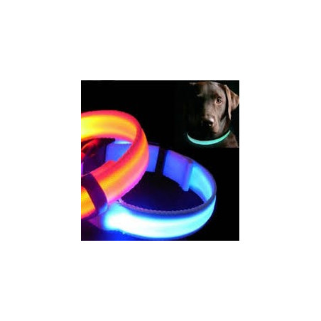 HM LED-Hunde Leuchthalsband, Grösse S, 3 Farben | 1195