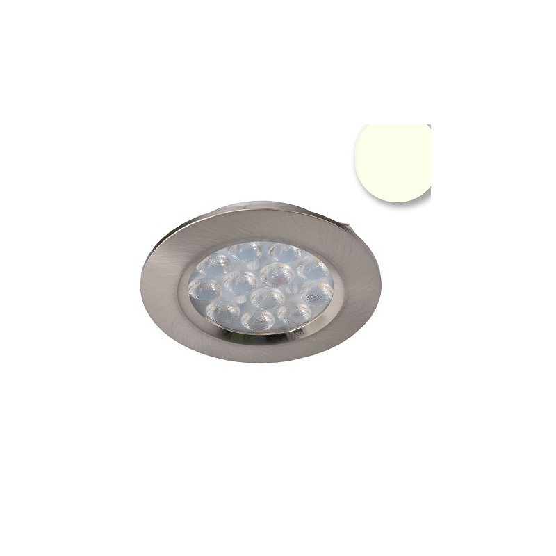 Isoled LED Einbau-Möbelleuchte "MiniAMP", 12V, 4W, Ø6.9/1.5cm