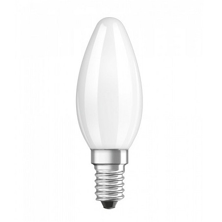 Osram LED Kerzenlampe E14 "Classic B40", 4W, matt