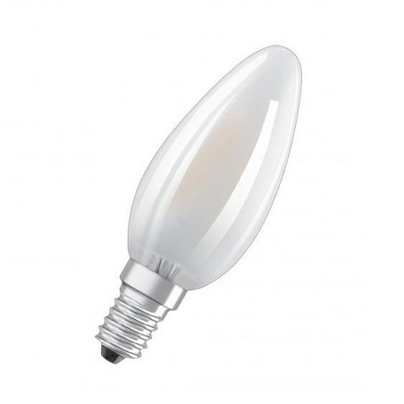Osram LED Kerzenlampe E14 "Classic B40", 5W, matt, dimmbar