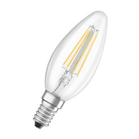 Osram LED-Lampe, Filament Kerzenlampe E14, 4.8W, dimmbar