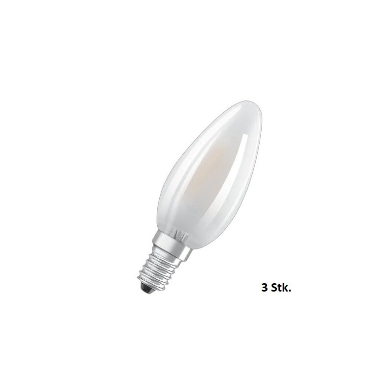 Osram LED Filament Kerzenlampe E14 "Base Retro", 4W, matt